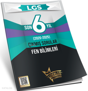Liderler Karması LGS Son 6 Yıl Çıkmış Sorular Fen Bilimleri Denemeleri