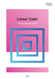 Lineer Cebir
