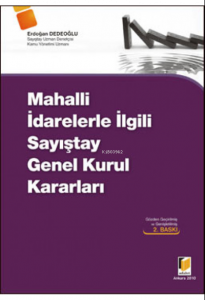 Mahalli İdarelerle İlgili Sayıştay Genel Kurul Kararları