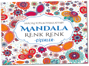 Mandala Renk Renk Çiçekler