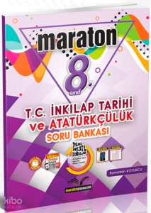 Maraton 8.Sınıf T.C. İnkılap Tarihi ve Atatürkçülük Soru Bankası