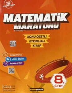 Maraton Yayıncılık 8. Sınıf Matematik Maratonu (Konu Özetli)