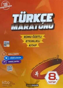 Maraton Yayıncılık 8. Sınıf Türkçe Maratonu (Konu Özetli)