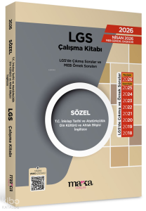 Marka LGS Sözel T.C. İnkılap Tarihi ve Atatürkçülük - Din Kültürü ve Ahlak Bilgisi - İngilizce Çıkmış ve Örnek Sorular