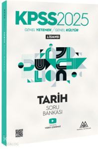 Marsis Yayınları 2025 KPSS Tarih Soru Bankası Video Çözümlü