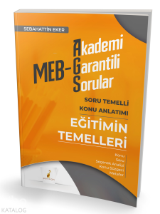 MEB - AGS Eğitimin Temelleri Soru Temelli Konu Anlatımı