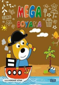 Mega Boyama-Kahverengi Kitap