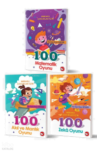 Meraklı Çocuklar İçin 100 Oyun Bilgi Seti - (3 Kitap)