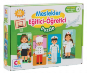 Meslekleri Öğreniyorum Okul Öncesi Oyun Seti +3 Yaş