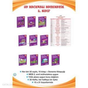 Metafor Yayınları 2. Sınıf On Maceralı Matematik (10 Kitap)