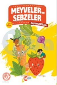 Meyveler ve Sebzeler Boyama Kitabı