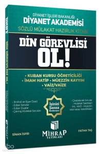 Mihrap Diyanet Akademisi Din Görevlisi Ol Sözlü Mülakat Hazırlık Kitabı