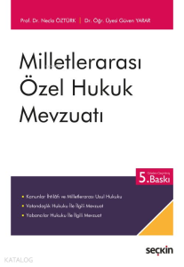 Milletlerarası Özel Hukuk Mevzuatı