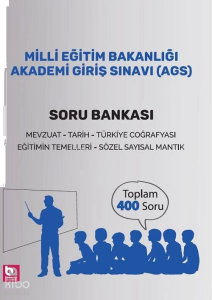 Milli Eğitim Bakanlığı Akademi Giriş Sınavı (AGS) Soru Bankası