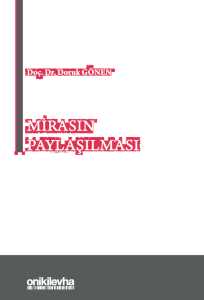 Mirasın Paylaşılması