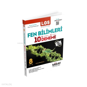 Miray 8. Sınıf Fen Bilimleri 10 Deneme