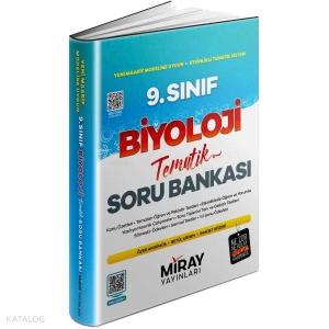 Miray 9. Sınıf Biyoloji Tematik Konu Özetli Soru Bankası