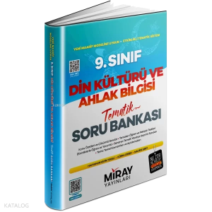 Miray 9. Sınıf Din Kültürü ve Ahlak Bilgisi Tematik Konu Özetli Soru Bankası
