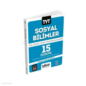 Miray Yayınları TYT Sosyal Bilimler 15 Deneme
