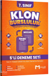 Mozaik Yayınları 7. Sınıf Klon 5 li Deneme Seti