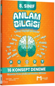 Mozaik Yayınları 8. Sınıf Anlam Bilgisi 16 lı Konsept Deneme