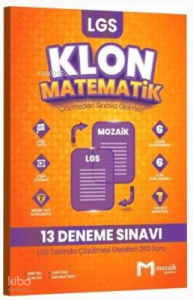Mozaik Yayınları 8. Sınıf LGS Matematik Klon 13 Deneme