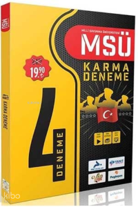 Msü (Milli Sav. Üniv.) Karma 4 Fasikül Deneme