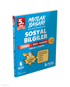 Muba Yayınları 5.Sınıf Sosyal Bilgiler Fasikül + Soru Bankası