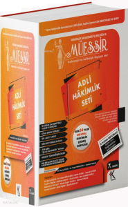 Müessir Adli Hakimlik Çıkmış Soru Bankası