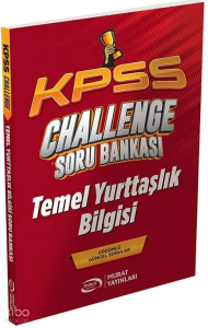 Murat Yayınları KPSS Temel Yurttaşlık Bilgisi Vatandaşlık Challenge Soru Bankası Çözümlü