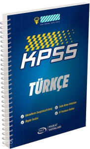 Murat Yayınları KPSS Türkçe Defteri