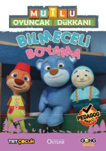 Mutlu Oyuncak Dükkanı Bilmeceli Boyama Kitabı