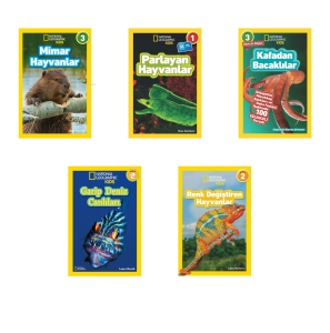 National Geographic Kids Olağanüstü Hayvanlar Seti 5 Kitap