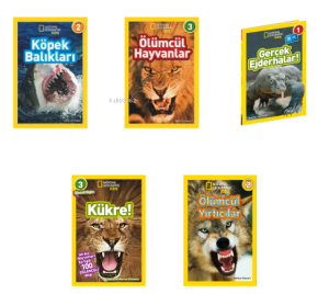 National Geographic Kids Ölümcül Hayvanlar Seti 5 Kitap