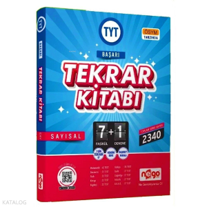 Nego Yayınları TYT Sayısal Başarı Tekrar Kitabı 7 Fasikül 1 Deneme