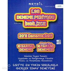 Netbil 8. Sınıf LGS İngilizce 20  li Deneme Seti
