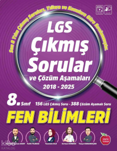 Newton Yayınları LGS Çıkmış Sorular Fen Bilimleri  2018-2025