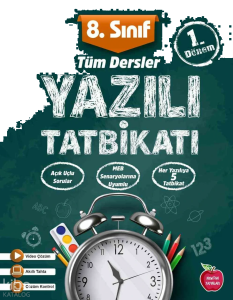 Newton Yayınları Newton Yayınları 8.Sınıf Yazılı Tatbikatı 1.Dönem Tüm Dersler