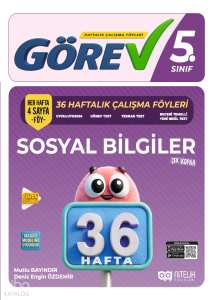 Nitelik 5. Sınıf Görev Sosyal Bilgiler (36 Hafta) Çalışma Föyleri