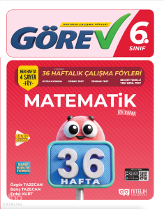 Nitelik Yayınları 6. Sınıf Görev Matematik (36 Hafta)