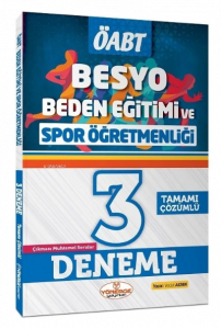 ÖABT BESYO Beden Eğitimi ve Spor Öğretmenliği 3 Deneme Çözümlü