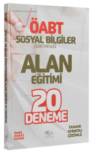 ÖABT Sosyal Bilgiler Öğretmenliği Alan Eğitimi 20 Deneme Çözümlü