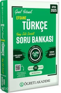 Öğreti Akademi 2025 KPSS Türkçe Genel Yetenek Efsane Tamamı Çözümlü Soru Bankası