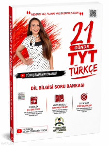 Oksijen Yayınları Türkçenin Matematiği 21 günde TYT Türkçe Dil Bilgisi Soru Bankası