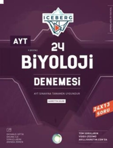 Okyanus Yayınları AYT Biyoloji İceberg 24 Denemesi
