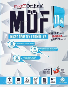 Orijinal Yayınları Mikro 11. Sınıf Matematik MÖF Mikro Öğreten Fasiküller