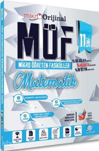 Orijinal Yayınları Mikro 11. Sınıf Matematik MÖF Mikro Öğreten Fasiküller