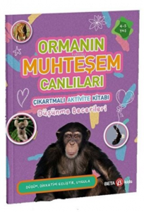 Ormanın Muhteşem Canlıları - Çıkartmalı Aktivite Kitabı