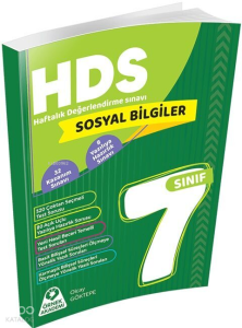 Örnek Akademi 7. Sınıf Sosyal Bilgiler Haftalık Değerlendirme Sınavı HDS