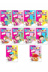 Örnekli Boyama Kitabı (10 Kitap)
